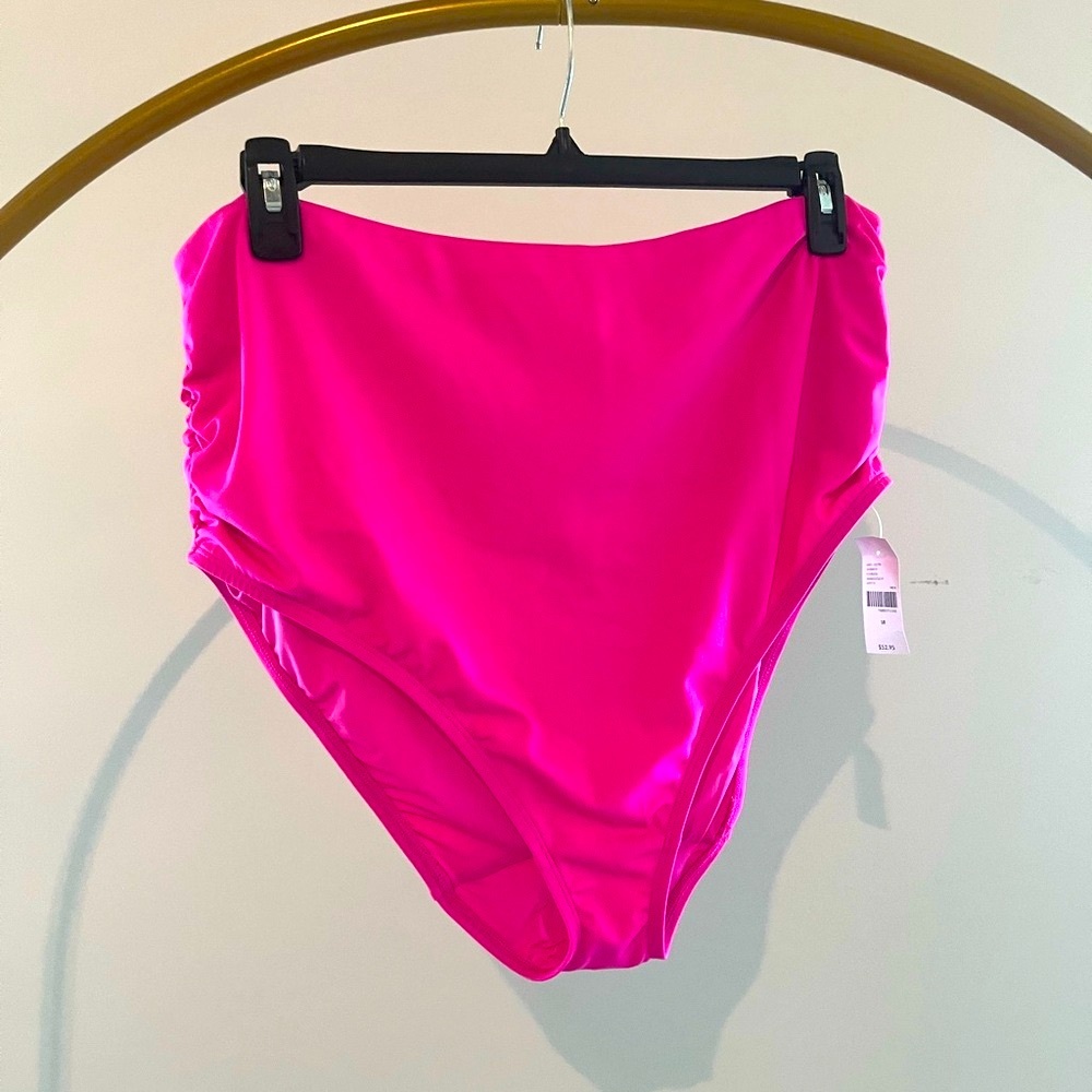 NWT Lane Bryant Hot Pink Bikini Bottom